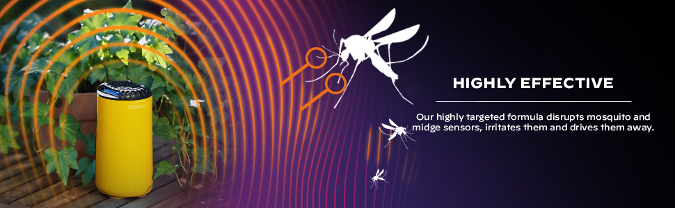 With no batteries or cords needed, the Patio Shield is convenient, portable mosquito protection
