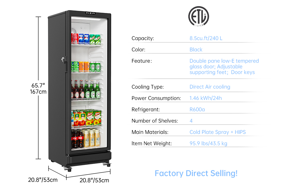 merchandiser refrigerator