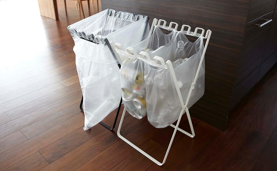 Amazon|山崎実業 ゴミ袋&レジ袋スタンド ホワイト 約W33×D31×H60cm Amazon|山崎実業 ゴミ袋&レジ袋スタンド ホワイト 約W33×D31×H60cm