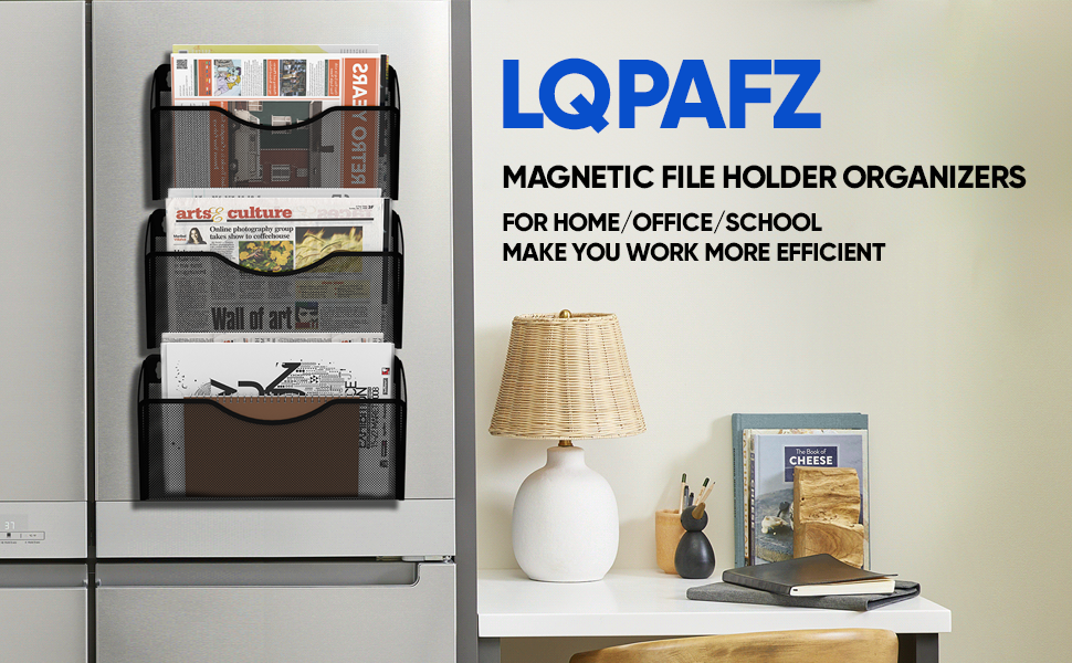 LQPAFZ File Holder 3 Pockets File Folder
