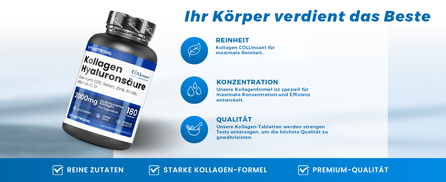 Kollagenpulver als Alternative zu hydrolysiertem Meereskollagen, Meereskollagen mit Hyaluronsäure