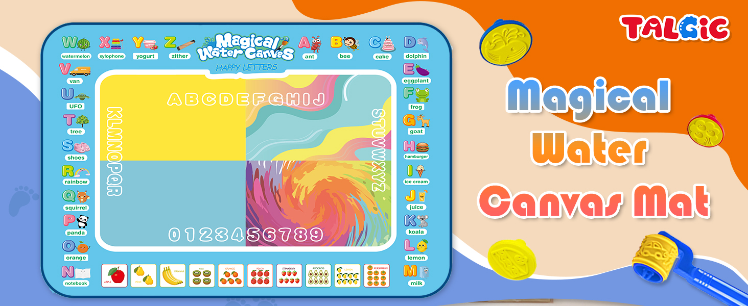 Magical Water Canvas Mat