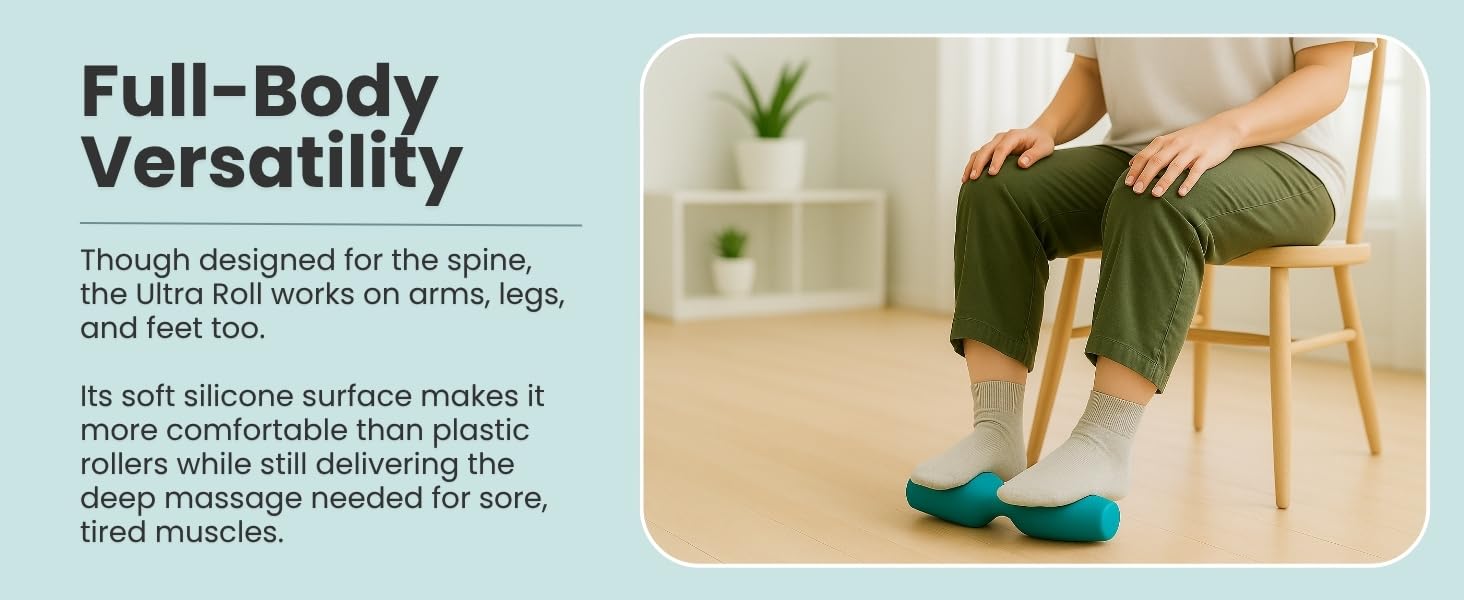 ultra roll massager deep tissue nassage neck lower back