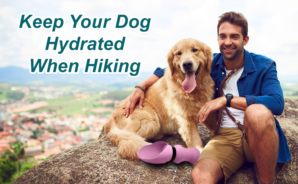 EBC - Dog water bottle (Pink) 8