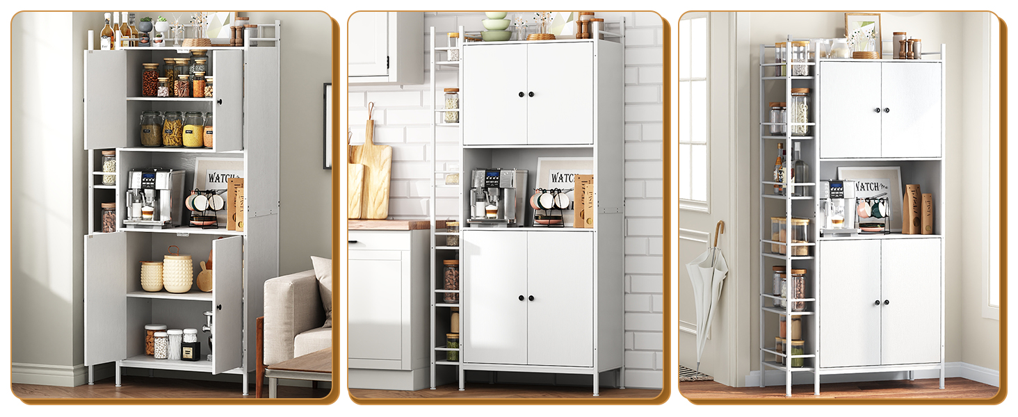Kitchen Pantry Storage Cabinet