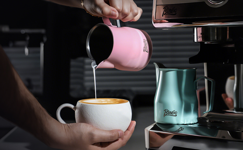 bincoo milk frothing cup
