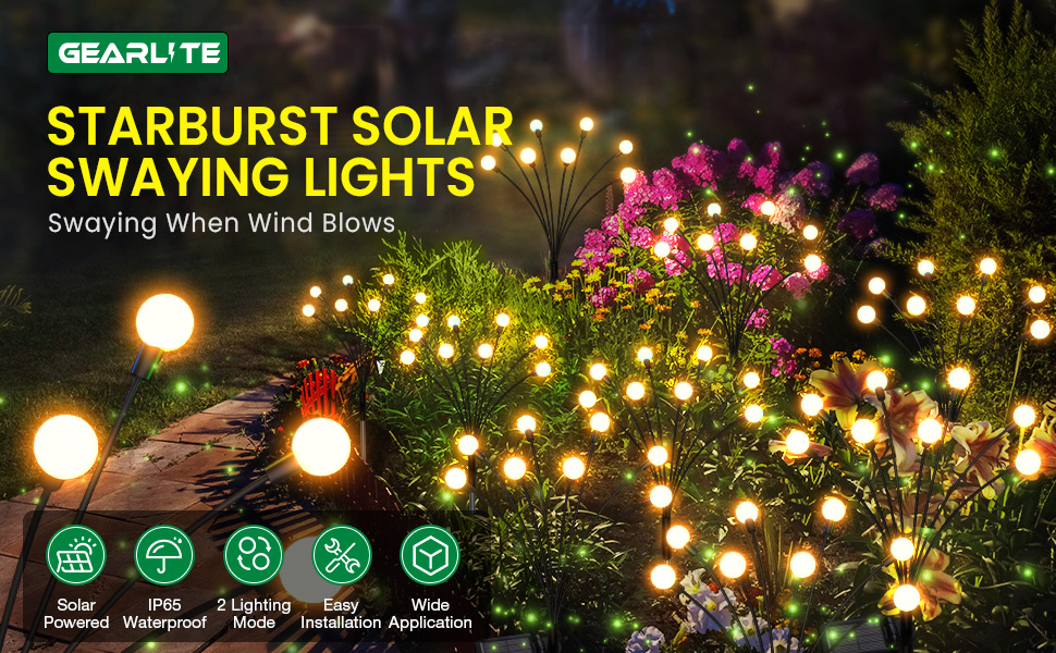 solar swaying lights