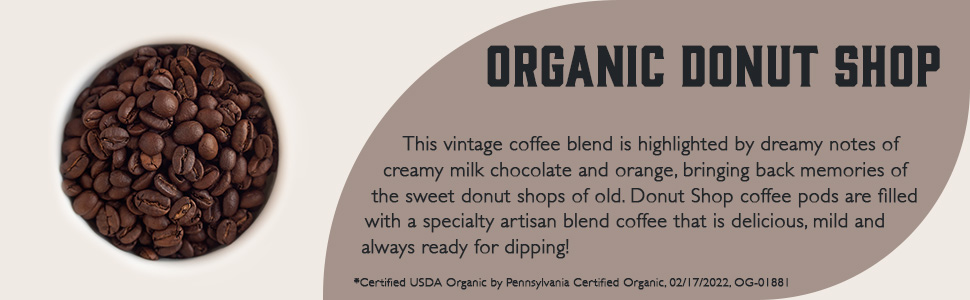 Organic Donut Shop description
