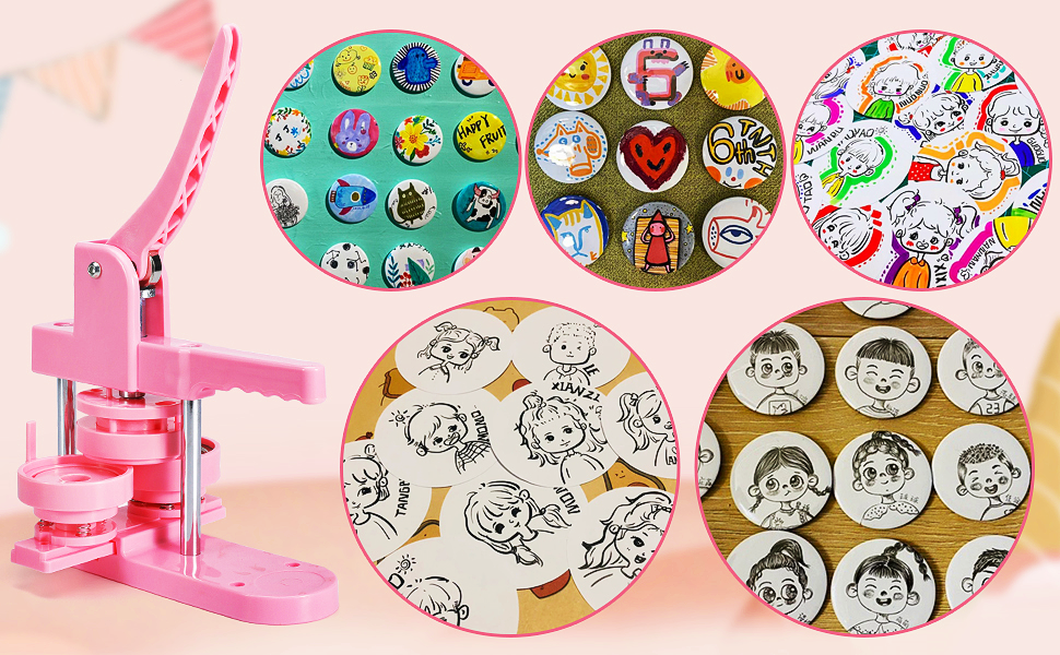 Upgrade Button Maker Machine Multiple Sizes,Pin Maker