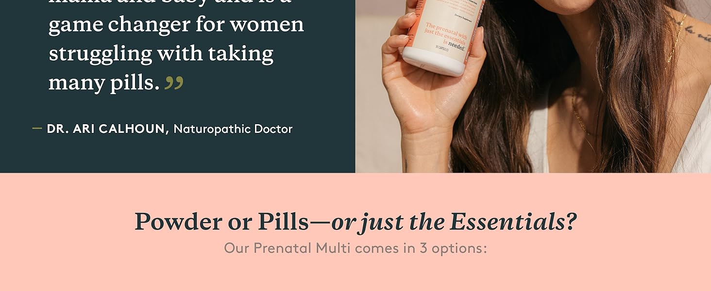 Needed. Multivitamin for Prenatal Prenatal Multi Essentials