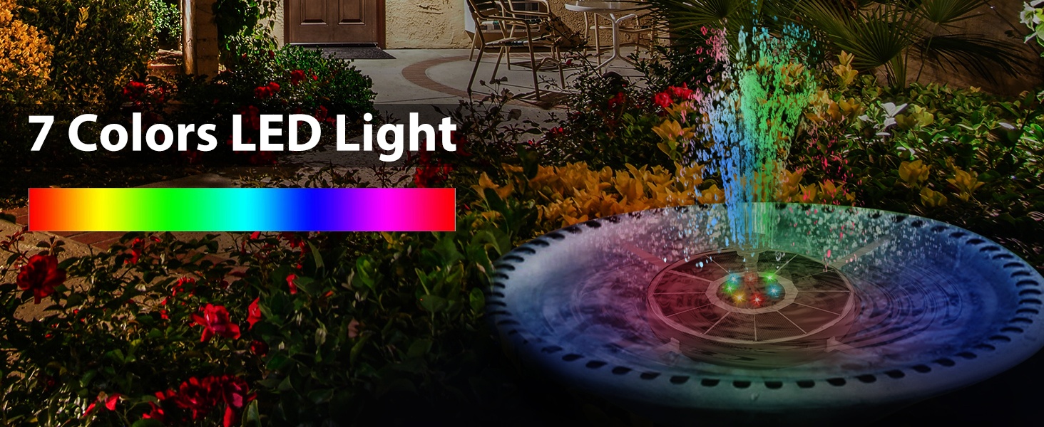LED Solar Fountain Pump