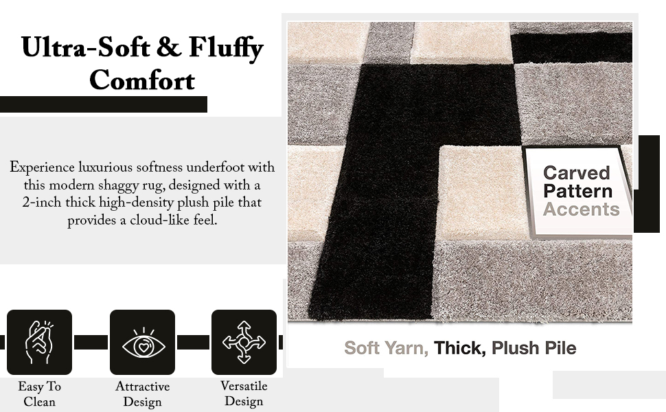 SPN-JGSP Modern Soft Shaggy Rugs Fluffy Home Decorative Carpet