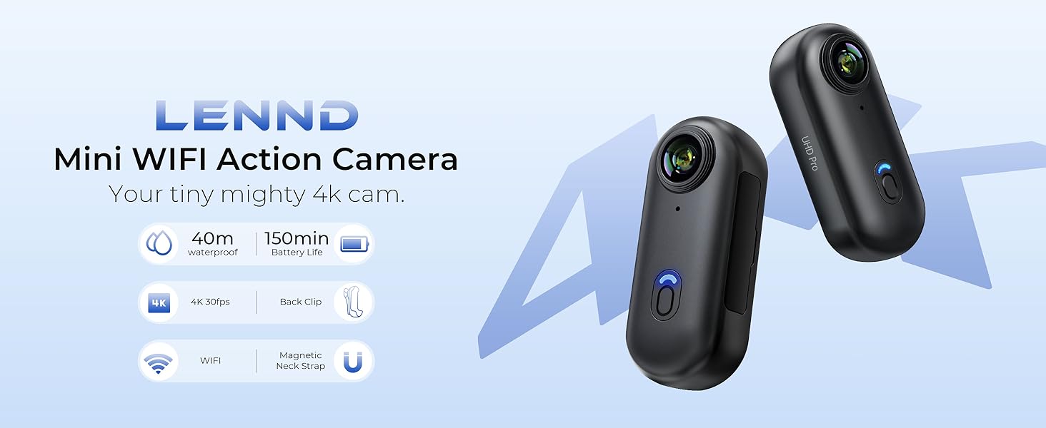 4K Thumb Action Camera