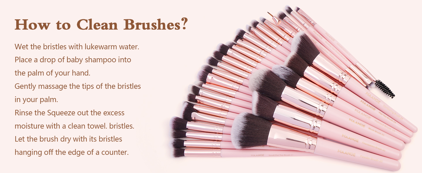 Make up Brush Set 30Pcs Professional Makeup Brushes Foundation Blush