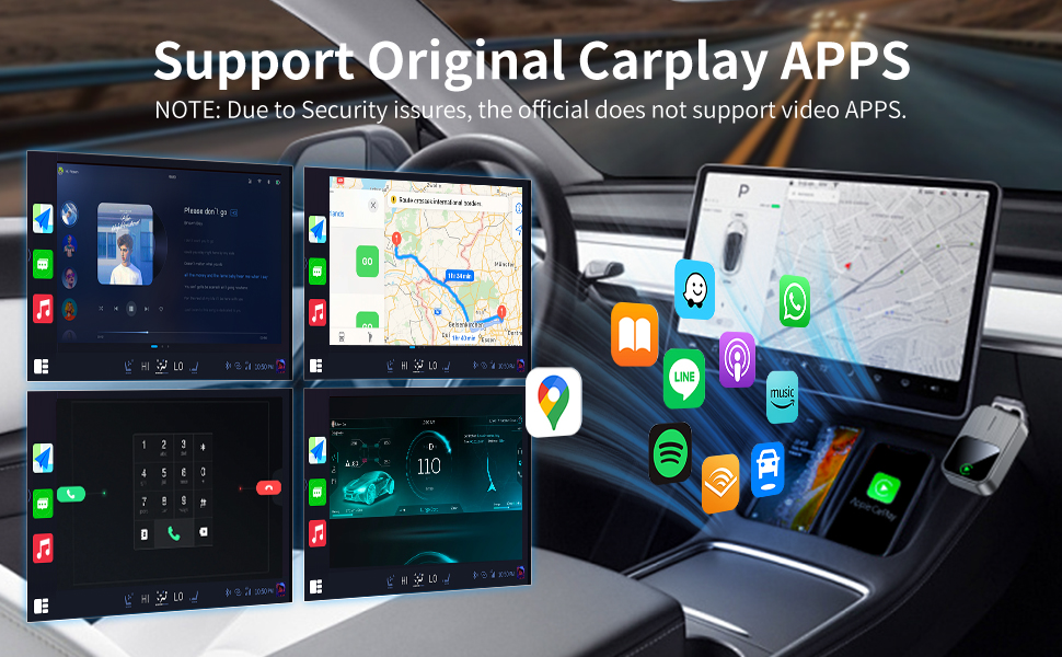 wireless apple car play adapter