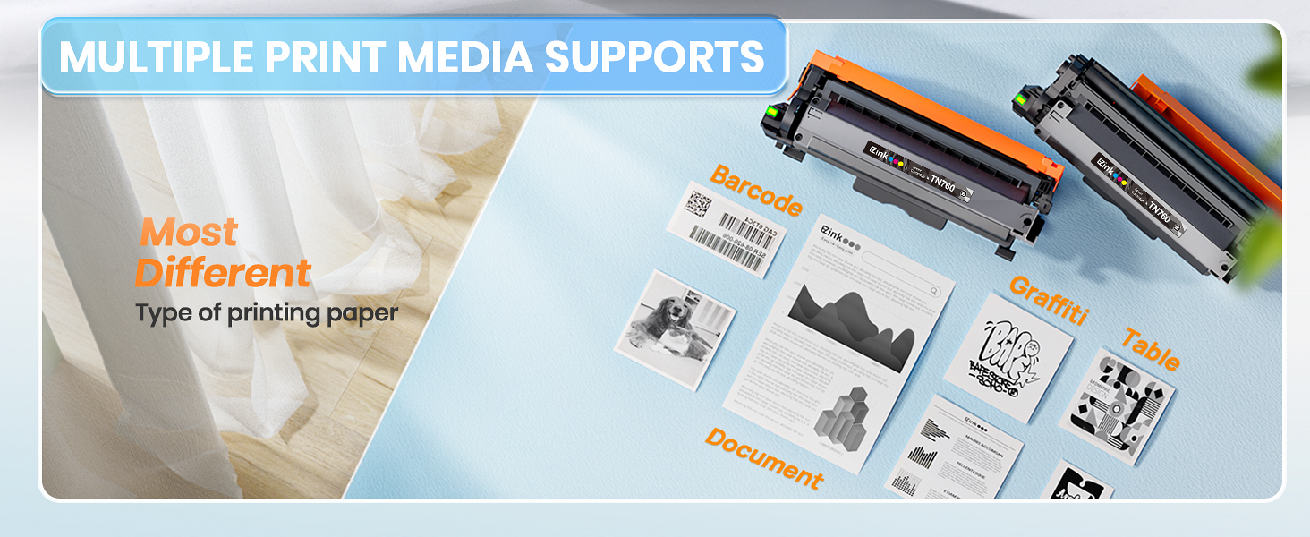 E-Z Ink TN760 Compatible Toner Cartridges Replacement for Brother TN-760 TN730 TN-730