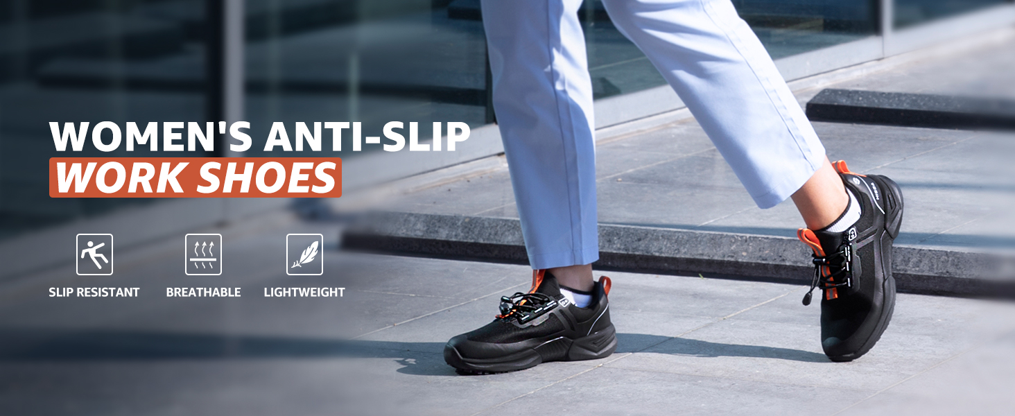 slip resistant work shoes for women
