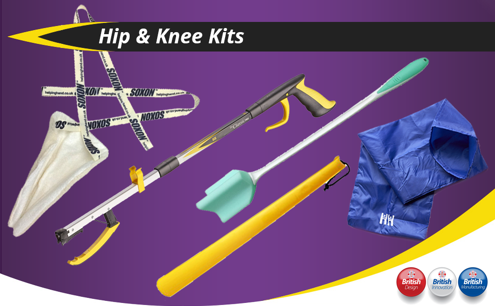 The Helping Hand Company Standard Hip Kit/Post Surgery Kit. Knee and