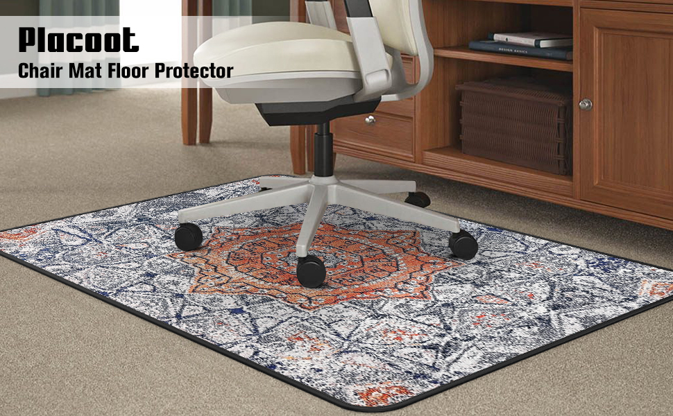 Heavy Duty Office Chair Mat for Carpet and Hardwood Floor