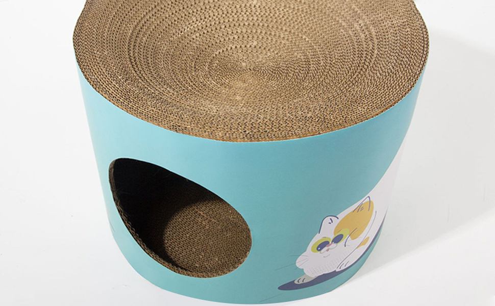 xinXbabe Cat Scratcher Bed, 2Level Cardboard Scratcher
