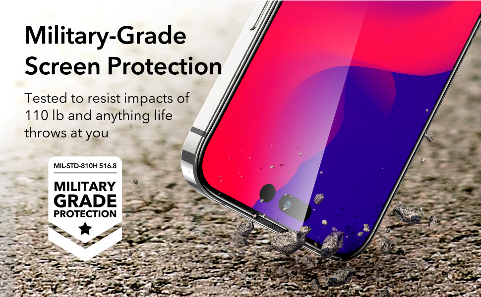 ESR Armorite Screen Protector Compatible with iPhone 14 Pro, Ultra