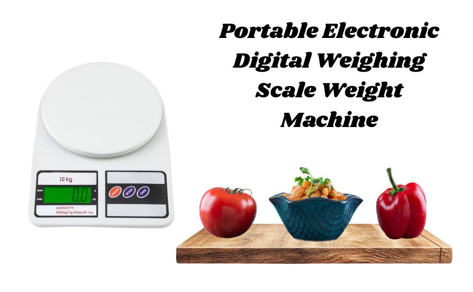portable electric didital weighing scale weight machine, diet scale, required meal weight