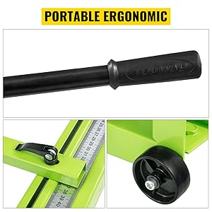 VEVOR Coupe-carrelage Manuel TG-02-1,2m Coupeur De Carrelage Manuel Pour Couper Les Materiaux En Pierre Y Compris Les Carreaux De Sol Normaux/les Carreaux Polis 18 Coupe-Carreaux Manuel de 1200 mm