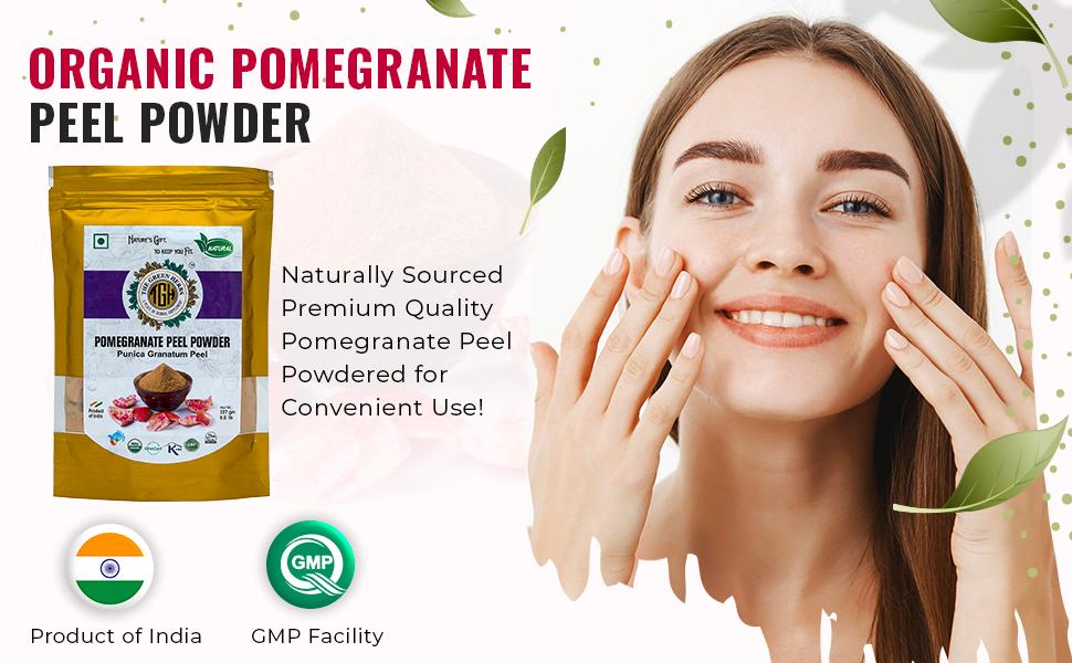 The Green Herbs Organic Pomegranate Peel Powder