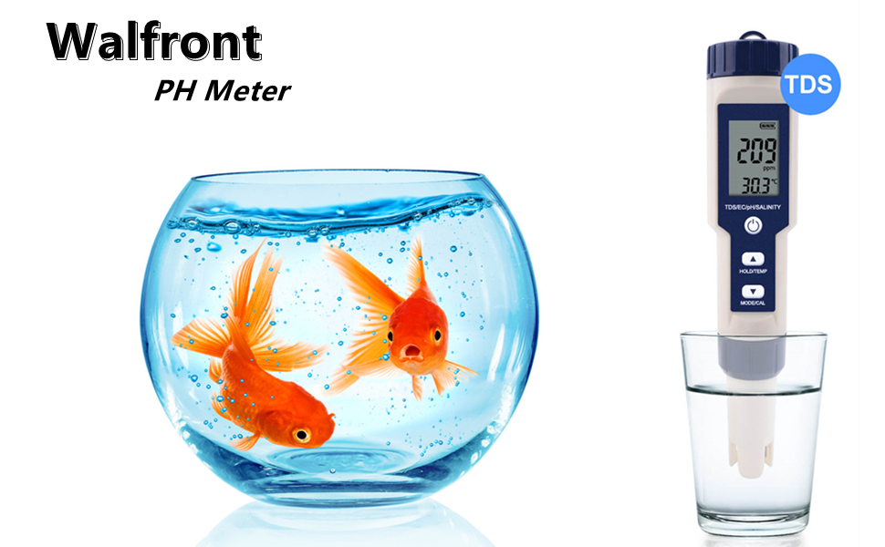 5 in 1 Multifunctional PH/Salinity/Temp/TDS/EC Meter Portable Digital