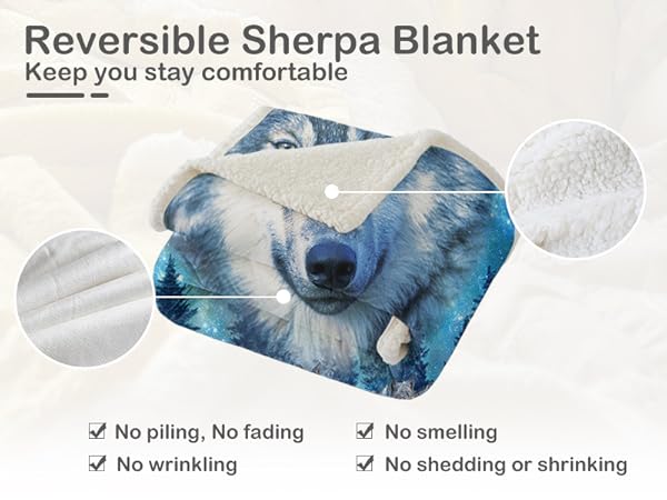 calm_wolf　FreshService WASHABLE WOOL Wolfsong Microfiber Cleaning Cloth – SleepingWolvesArt