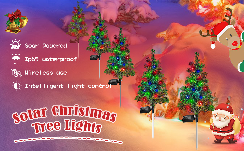  Solar Christmas Tree Lights 