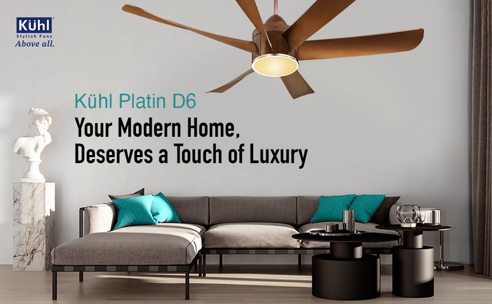 Kuhl Platin D6 BLDC Ceiling Fan with Remote & Light