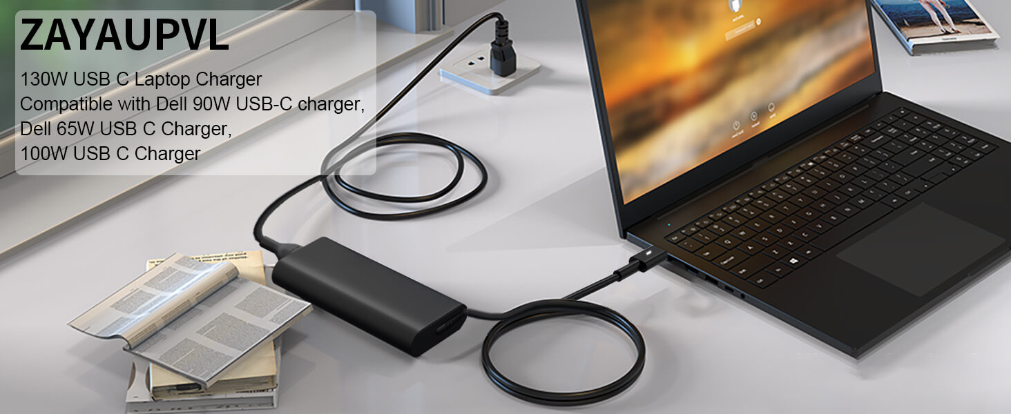 dell 130w laptop charger usb c