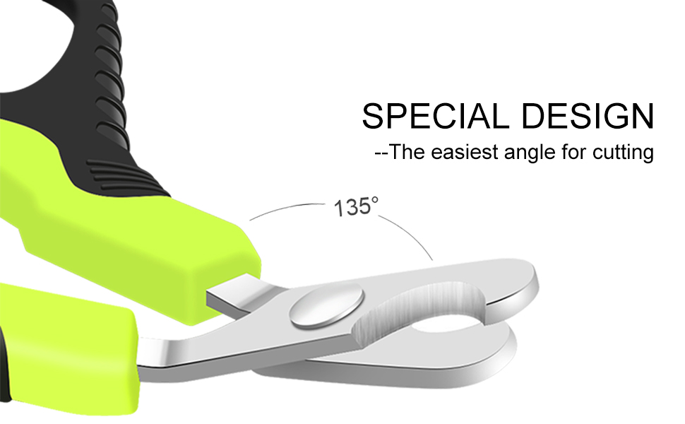 SPECIAL DESIGN The easiest angle for cutting