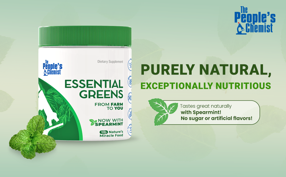 The People's Chemist - Essential Greens - Now with Spearmint