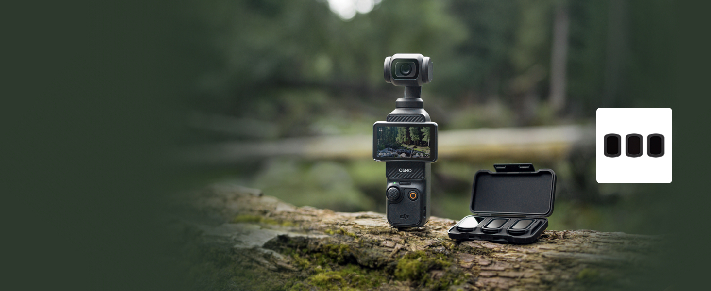 Jeu de filtres ND magnétiques pour Osmo Pocket 3