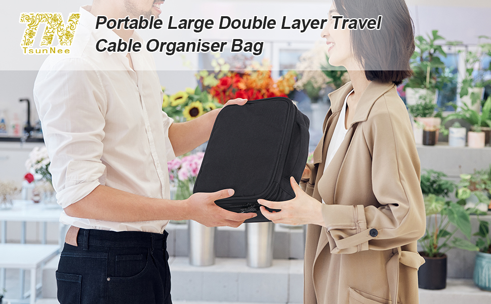 Large Double Layer Organizer Bag