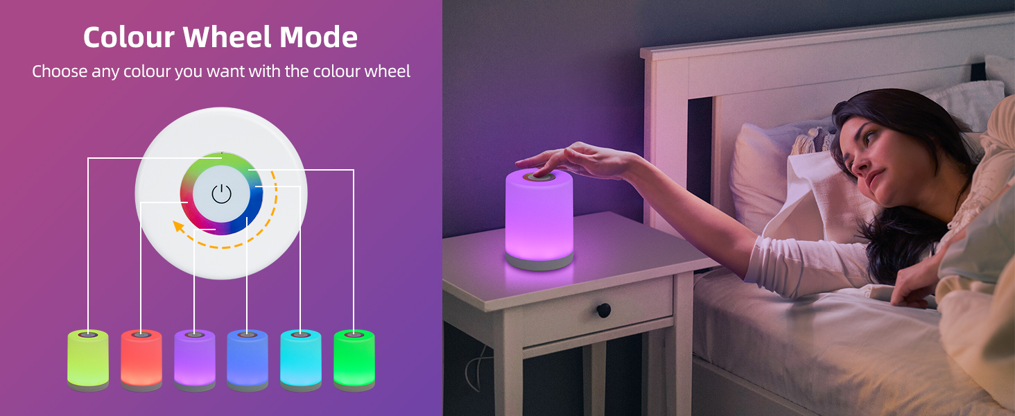 Smart LED Night Light Baby with RGB Changing & Memory