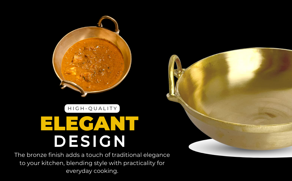 SPN-E2FA Bronze Kadai Cookware Combo