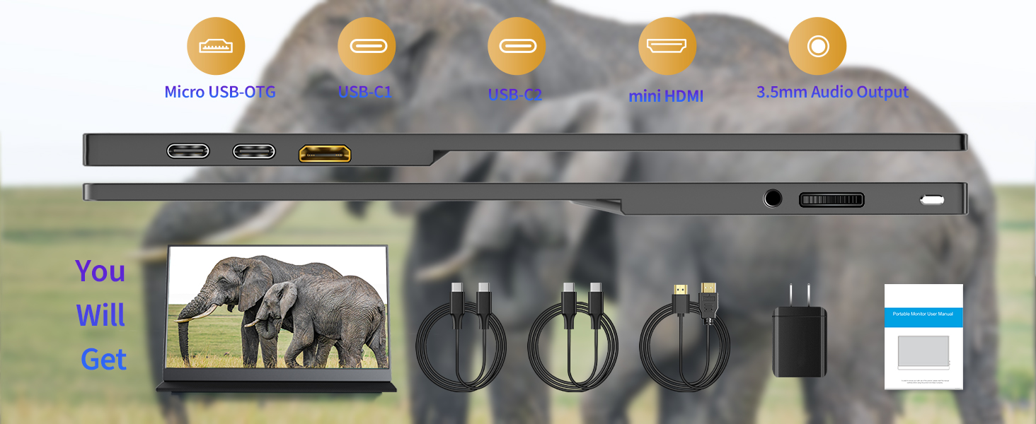 18.5 Inch Portable Monitor