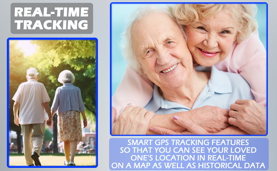 real-time tracking watch Elderly