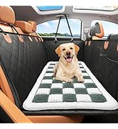Deep Dream Backseat Pet Bed Mat, Non-Slip Dog Bed for Car Back Seat, Furry Travel Pad for Dogs, F...