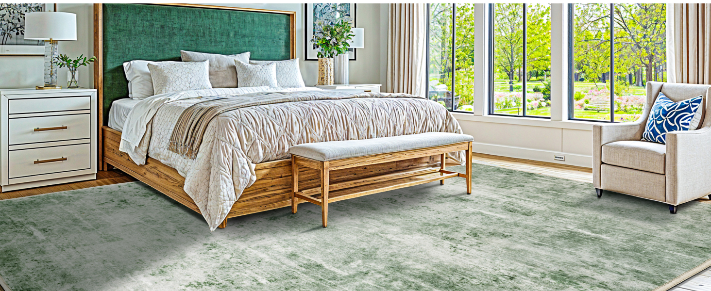 Shilucheng 6x9 Rugs for Living Room, Washable Abstract Rugs