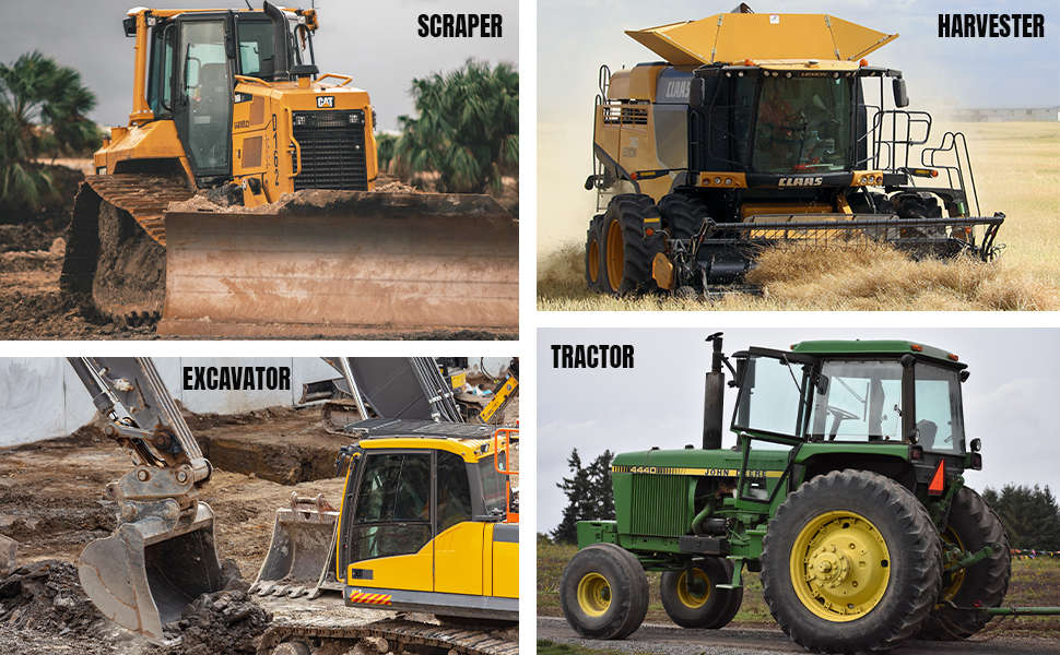 Thorstone Grease Gun Kit, 7000 PSI Heavy Duty Pistol Grip Grease Guns Set, 14oz Load