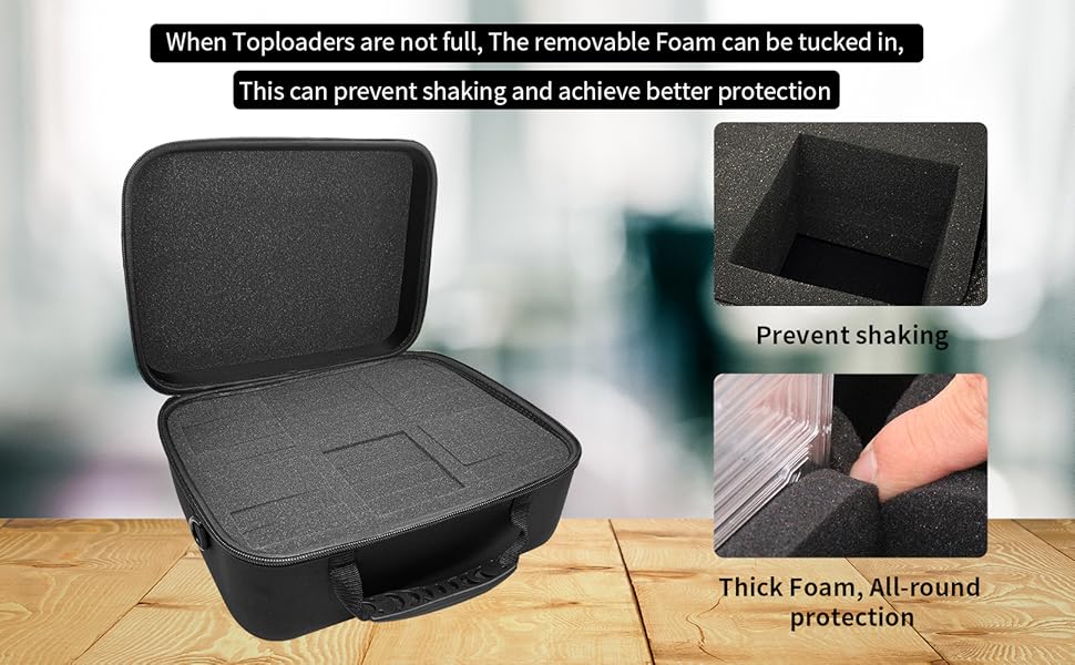 YiToYuKi Toploaders Storage Box, Toploaders Case Holds 300