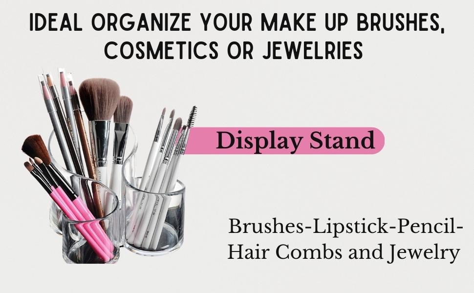 makeup organizer makeup storage organizer acrylic cosmetic holder lipstick and eyebrow Holder