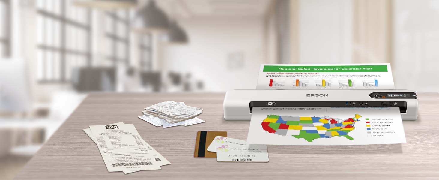 epson, wireless mobile scanner, portable scanner, ds-80w