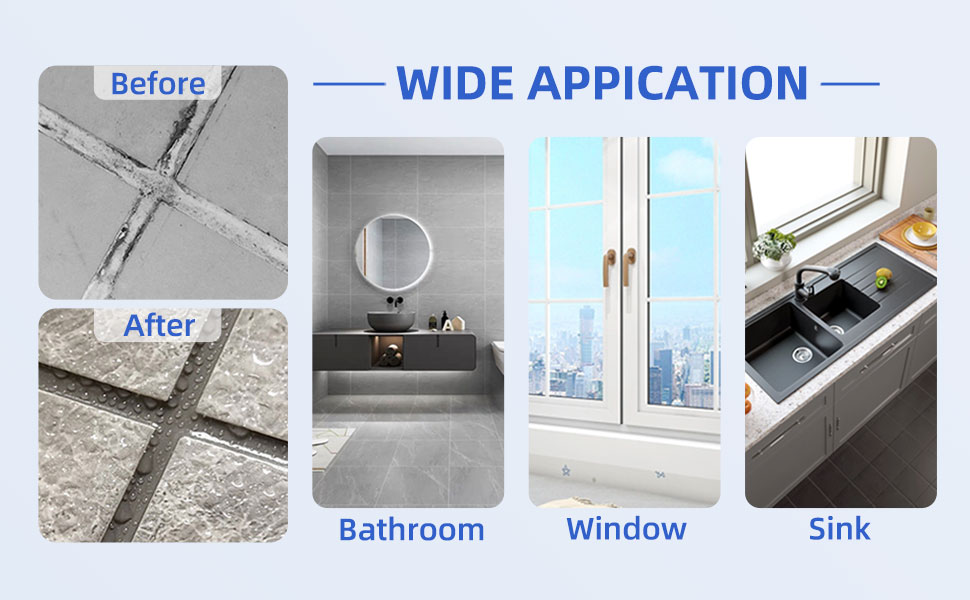 iLitLuk FullBody Stainless Steel Caulk Removal Tool Grout Remover