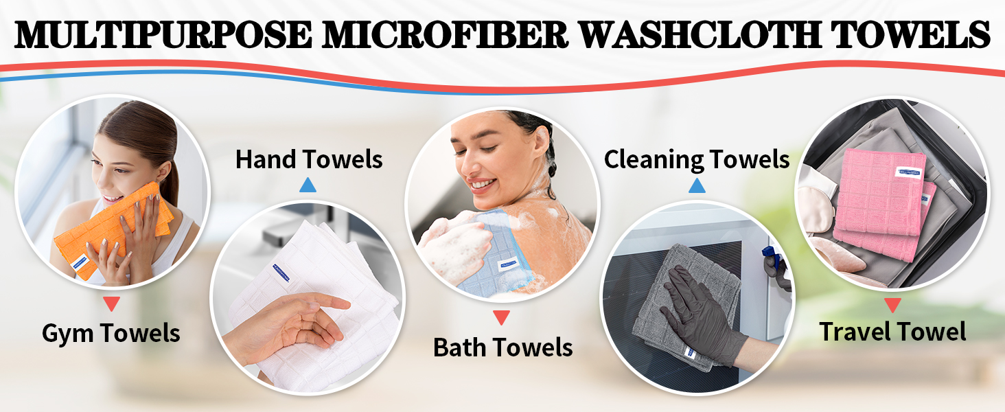 Highly Absorbent and Soft Feel Fingertip Towels