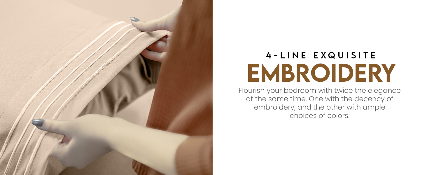 embroidered pillowcases